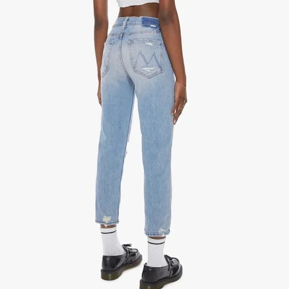 Mother Superior The Tomcat Ankle Length Straight Leg Jeans - Picture 2 of 11